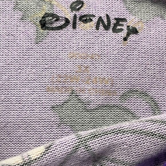 Disney Halloween PJ Top Women’s 3X (22w-24w) Purple Lilo + Stitch Shirt Lounge - Picture 4 of 9